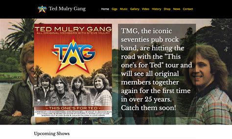 Ted Mulry Gang Premium Band Sites