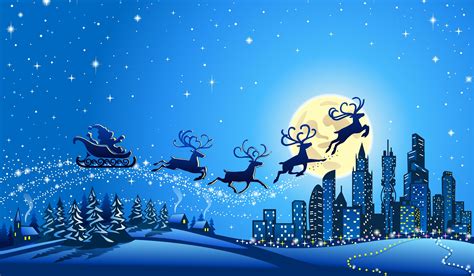 Santa And Reindeer Wallpapers Top Free Santa And Reindeer Backgrounds