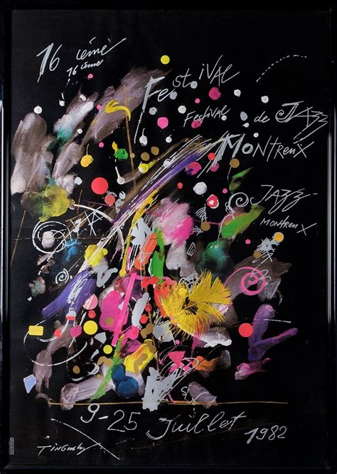 Original First Edition Poster For The Montreux Jazz Festival 1982 By