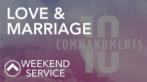 Love And Marriage By Pastor Sam Rainer Pastor Sam Rainer Preaches A