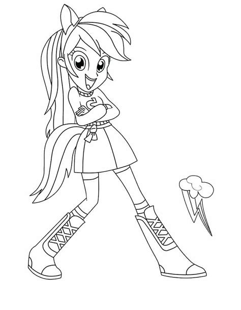 Rainbow Dash Coloring Pages at GetColorings.com | Free printable