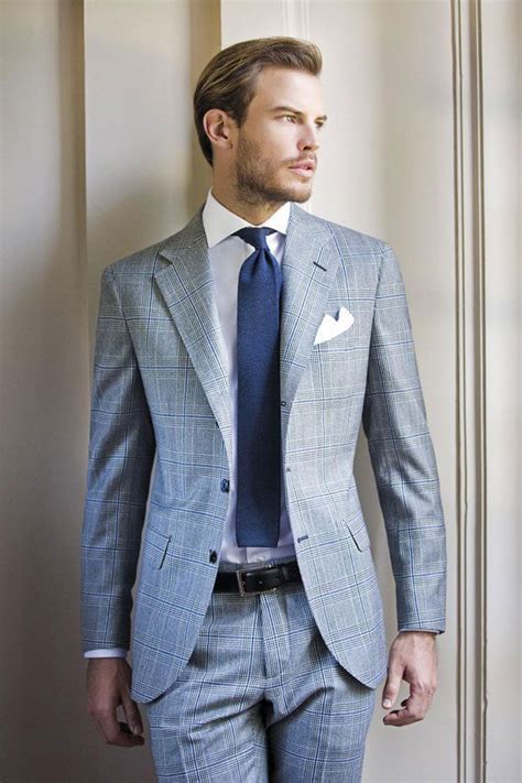 Mens Fashion And Style Mens Fashion Suits Blue Plaid Suit
