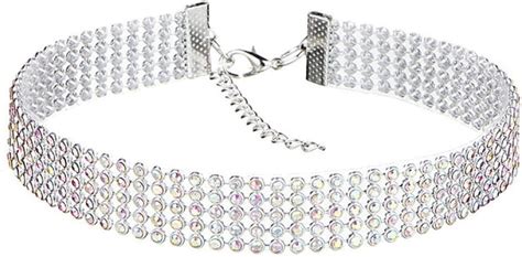 Newle Collar De Gargantilla De Diamantes De Imitación De Cristal Mujer