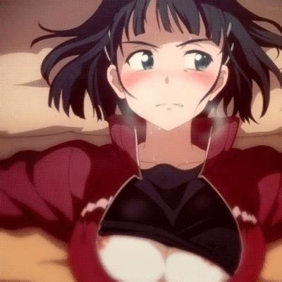 Kirigaya Suguha Sword Art Online Looking Away Animated Animated Gif Lowres S Girl Bed
