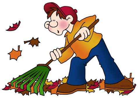 Raking Leaves Clipart Free Download On Clipartmag