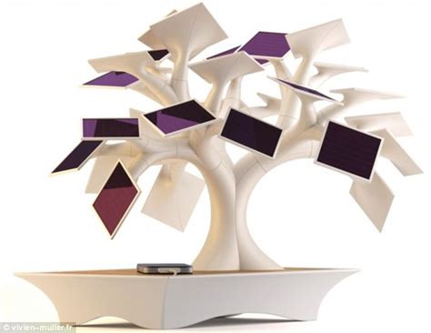 Solar Powered Bonsai Tree The Electree That Acts As A Mobile Phone