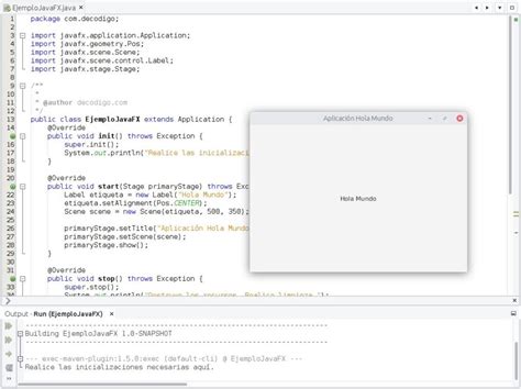 Java Crear Una Interfaz Gr Fica Con Javafx Decodigo Com