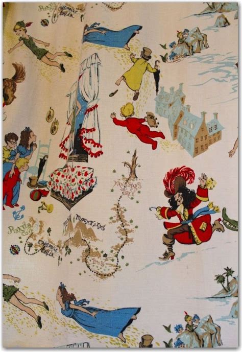Fold the fabric so that you end up with two (2) 12 x 18. Peter Pan | Vintage wallpaper, Vintage valentines, Linen ...
