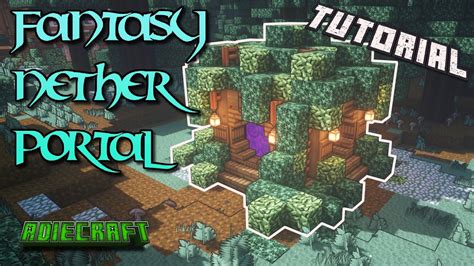 Fantasy Nether Portal Tutorial How To Build A Medieval Nether Portal