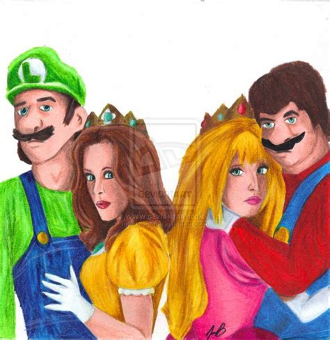 Realistic Couples By Kcjedi89 On Deviantart Super Mario Bros Couples