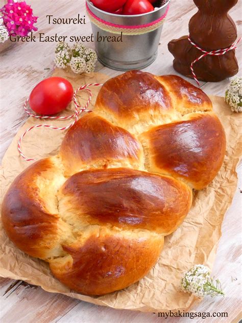 It's wonderful enjoyed on it's own when fresh. Tsoureki - Greek Easter sweet bread | my baking saga