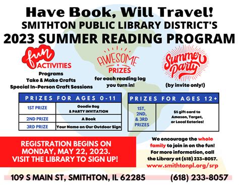 2023 Summer Reading Program Smithton Public Library