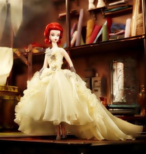 2012 Barbie Bfmc Silkstone Atelier 4 Barbie Doll Gala Gown Fashion Barbie Collection