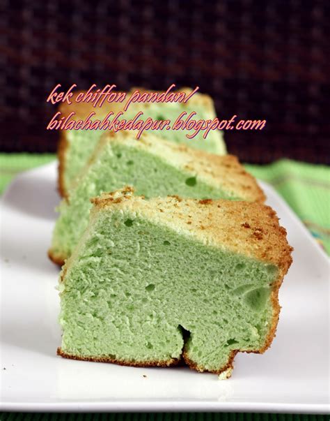 Mencari resepi kek yang boleh dicuba? KEK CHIFFON PANDAN | Bila Chah Ke Dapur