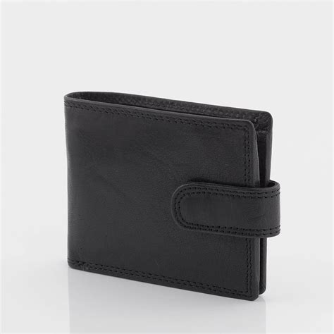 Mans Wallet Rugged Hide Rfid Bi Fold Wallet