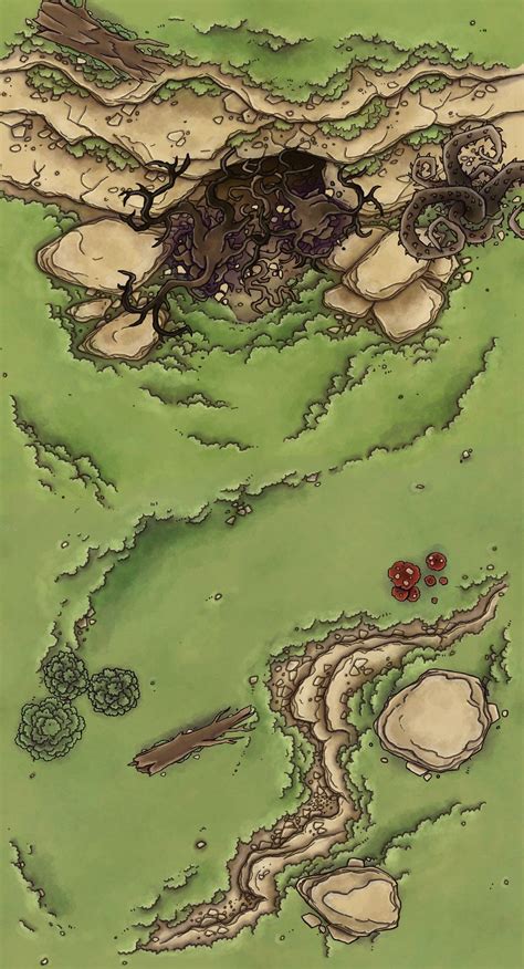 Desert Bluff Cliff Cave Overgrown Wilderness Story Dnd World Map Fantasy Map Dungeon Maps