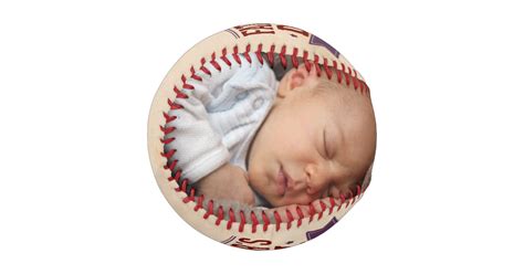 Fathers Day Personalized Photo Custom Baseball Zazzle