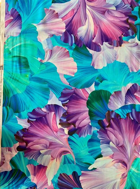 Majestic Floral Cotton Quilt Fabric Kaleidoscope Quilting