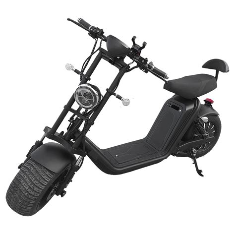Citycoco Ghost Electric Scooter Fat Tire 2000w Brushless Motor Black
