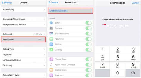 Enable Disable Restrictions On Iphone Solved