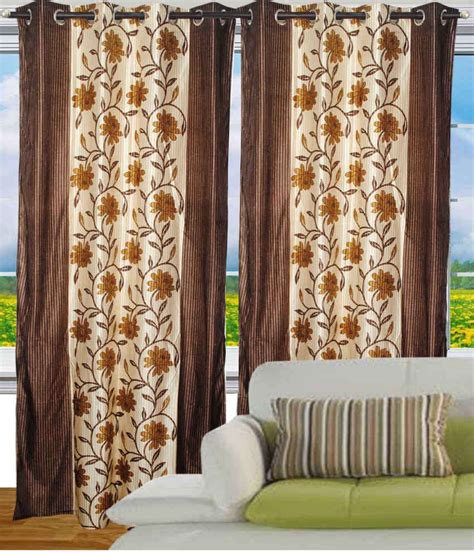 H&m home offers a large selection of top quality interior design and decorations. Fantasy Home Decor Eyelet Door Curtains Floral Brown - Buy ...