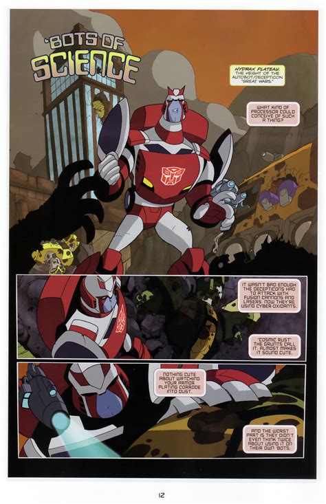 Transformers Animated The Arrival 3 Read Transformers Animated The Arrival Issue 3 Page 14