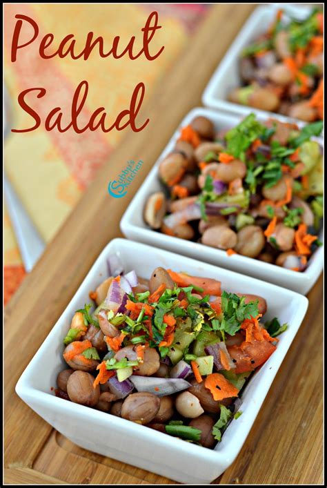 Peanut Salad Recipe Healthy Evening Snack Subbus Kitchen