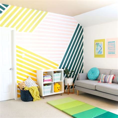 39 Awesome Striped Painted Wall Design And Decorating Ideas Homishome