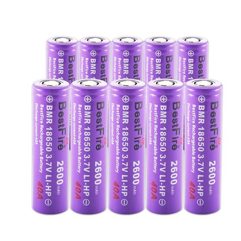 2pcs bestfire 18650 battery 2600mah 40a 3 7v rechargeable lithium batt electronic pro