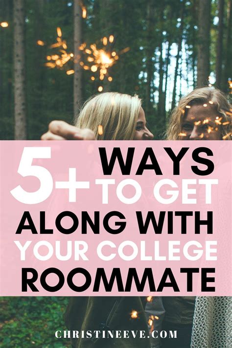 how to get along with a college roommate