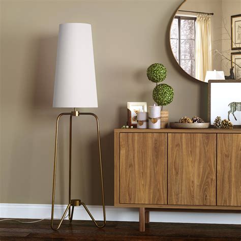 Though the main reason for placing floor lamps in a home or office is often to boost illumination, the variety of available styles also makes them an important part of your decor, and advancements in modern technology make it. Mid-century Modern, Minimalist Floor Lamp in contemporary ...