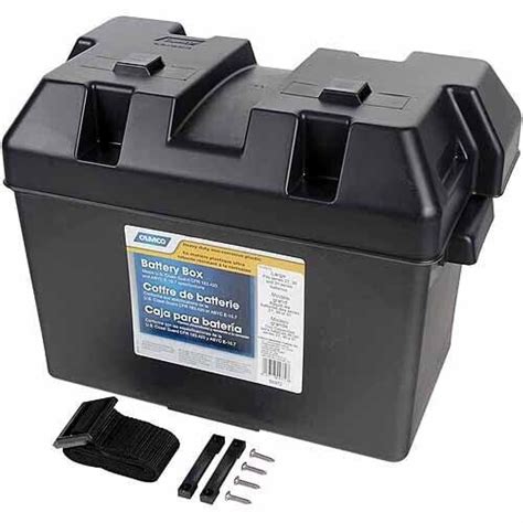 Camco Large Battery Box With Straps And Hardware Group 27 30 31