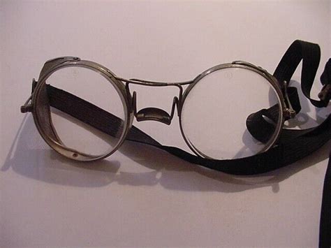 Antique American Optical Safety Goggles Motorcycleaircraftboatingraci Glasses 4613736916