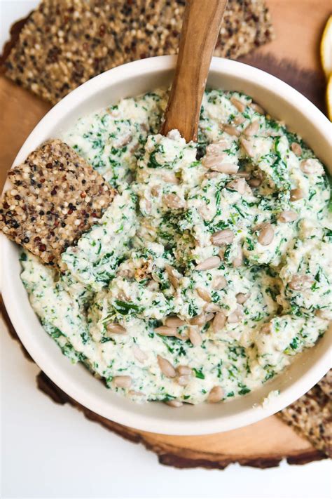 Healthy Vegan Spinach Dip Oil Free Nut Free Sarahs Vegan Guide