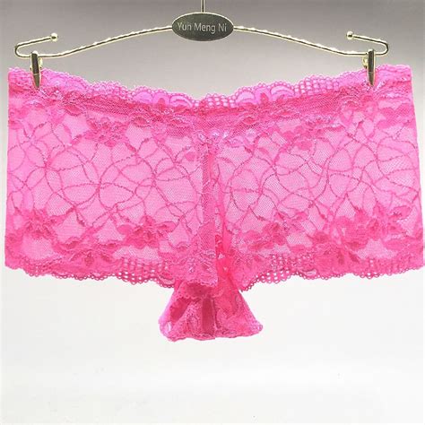 Buy Best And Latest BRAND New Pretty Lace Boxer Short Sheer Lace