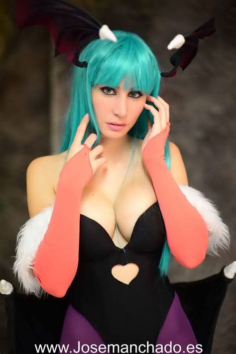 Morgana Como Una Sensual Morrigan Darkstalkers Cosplay Costumes Awesome Cosplay Anime