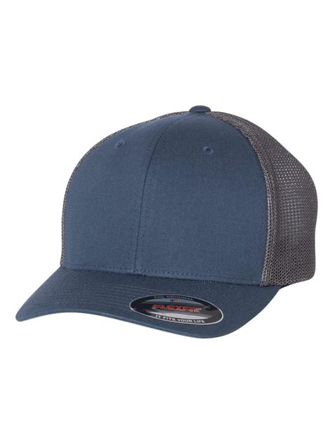 Flexfit Trucker Cap 6511 Navy Graphite Size One Size