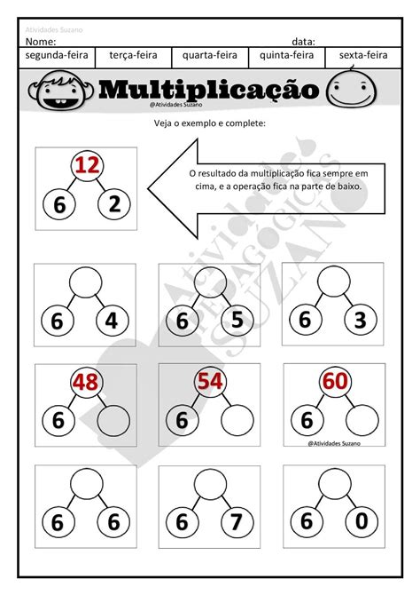 Atividades Com Multiplicação Inicial 2º Ano Dani Educar 12f