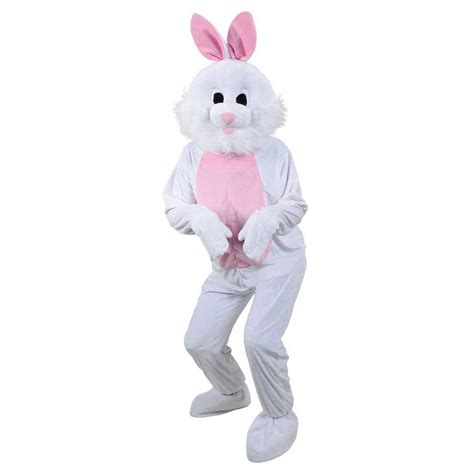 White Bunny Rabbit Mascot Costume Easter Bunny Pageant Party