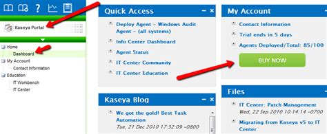 How To Sign Up For Kaseya It Center Virtual Administrator