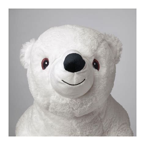 Ikea Snuttig Polar Bear Soft Plush Toy White Xmas Adorable Nwt Klappar