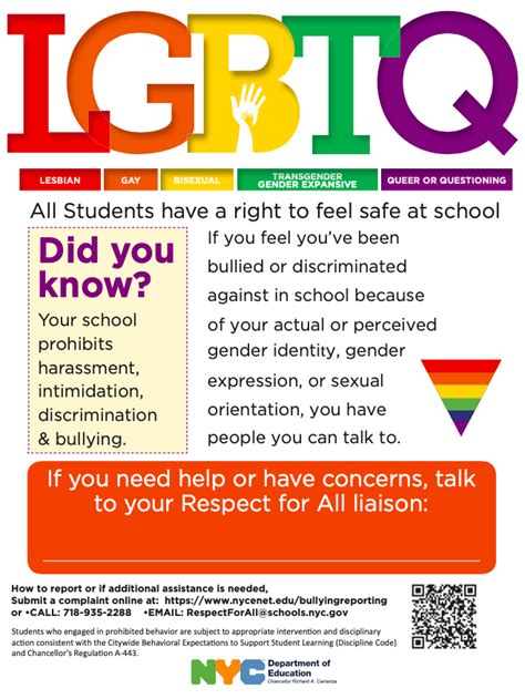 Lgbtq Respect For All Magnet School Of Innovation And Applied Learning