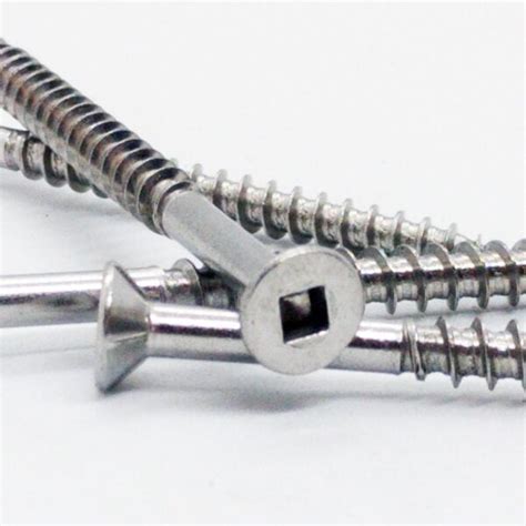 8 X 3 Stainless Steel Deck Screws Square Drive Wood Composite Bulk