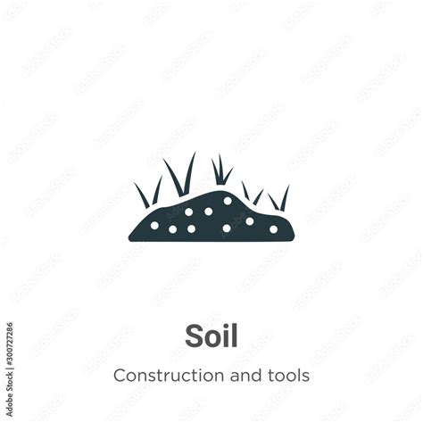 Soil Vector Icon On White Background Flat Vector Soil Icon Symbol Sign