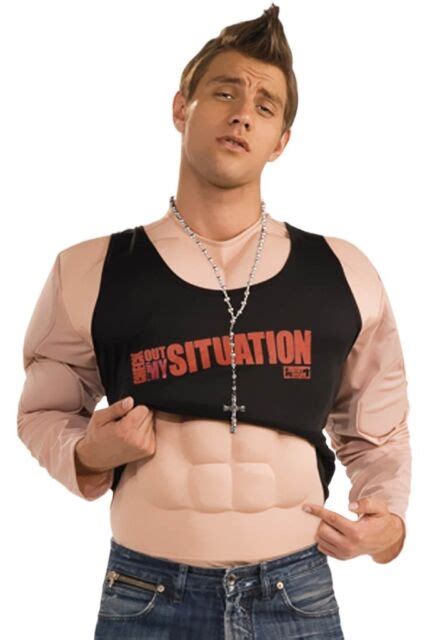 Adult Jersey Shore Deluxe Muscle Shirt The Situation Costume Ebay