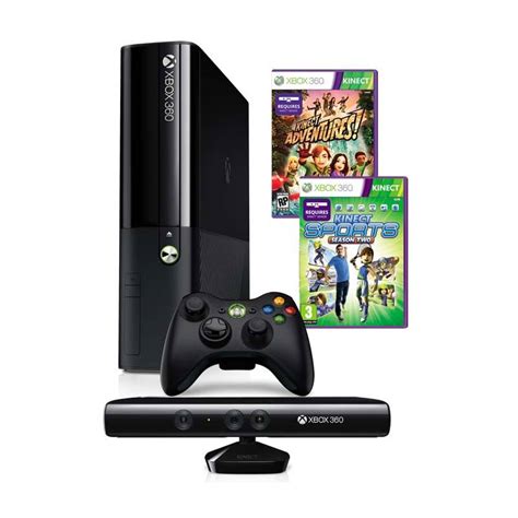 Microsoft Xbox 360 4gb Kinect Bundle Kinect Adventures Kinect