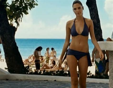 Gal Gadot Looks Hot In A Blue Bikini Wonder Woman Gal Gadots Sexiest
