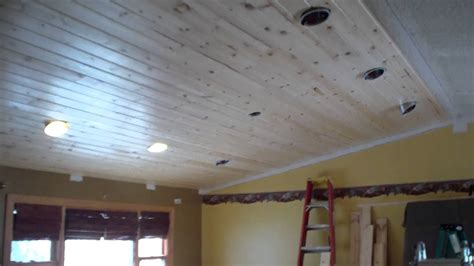 How To Install T G Pine Ceiling