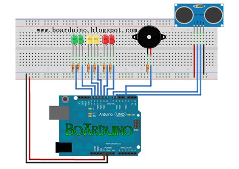 Rangkaian Sensor Jarak Arduino Delinews Tapanuli