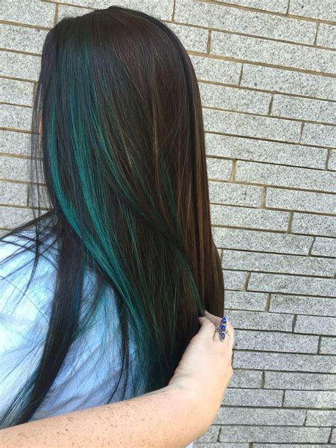 Highlights for black hair are easier to achieve than in most other base colors since black seems to work with all other shades, from subtle to vibrant. 17 Best ideas about Blue Hair Highlights on Pinterest ...